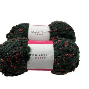 Isaac Mizrahi Craft -  Colour Park Avenue (Green with blue & red flecks)